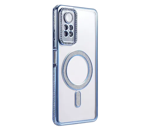 Xiaomi Redmi Note 12 Pro 4G Joke Simli Magneticsafe Kılıf - Mavi