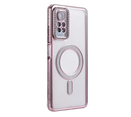 Xiaomi Redmi Note 12 Pro 4G Joke Simli Magneticsafe Kılıf - Pembe