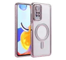Xiaomi Redmi Note 12 Pro 4G Joke Simli Magneticsafe Kılıf - Pembe