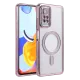Xiaomi Redmi Note 12 Pro 4G Joke Simli Magneticsafe Kılıf - Pembe