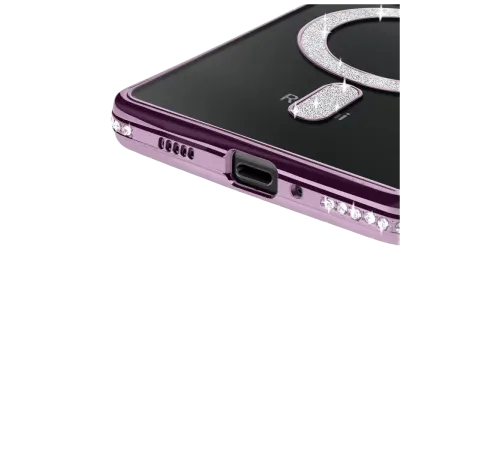Xiaomi Redmi 14C Joke Simli Magneticsafe Kılıf - Derin Mor