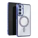 Samsung Galaxy A56 Joke Simli Magneticsafe Kılıf - Mavi