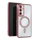 Samsung Galaxy A56 Joke Simli Magneticsafe Kılıf - Pembe