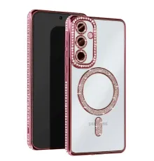 Samsung Galaxy A56 Joke Simli Magneticsafe Kılıf - Pembe
