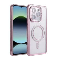 Xiaomi Redmi Note 14 4G Joke Simli Magneticsafe Kılıf - Pembe