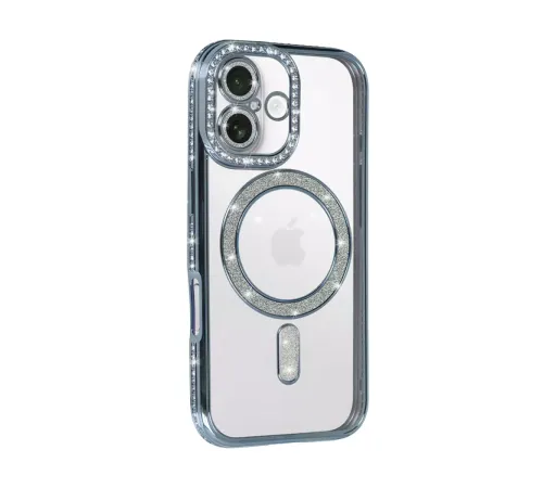 Apple iPhone 17 Joke Simli Magneticsafe Kılıf - Mavi
