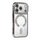 Apple iPhone 17 Pro Joke Simli Magneticsafe Kılıf - Gümüş