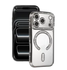 Apple iPhone 17 Pro Joke Simli Magneticsafe Kılıf - Gümüş