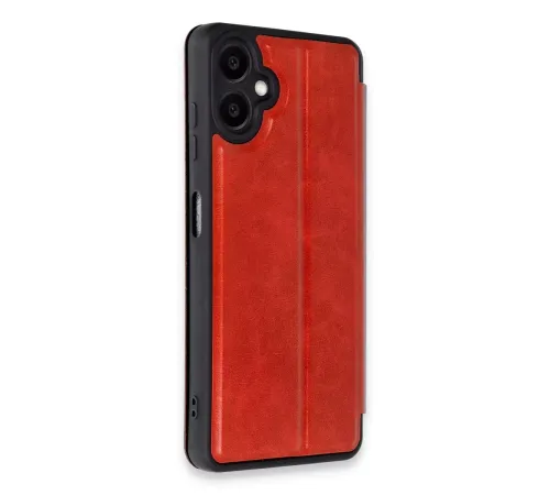 Samsung Galaxy A07 4G Flip Cover - Kırmızı