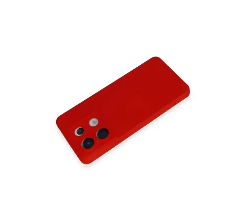 Xiaomi Redmi Note 13 Pro 5G Kılıf Nano içi Kadife Silikon - Kırmızı