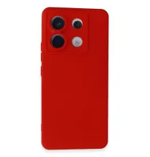 Xiaomi Redmi Note 13 Pro 5G Kılıf Nano içi Kadife Silikon - Kırmızı