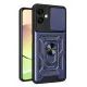 Samsung Galaxy A07 4G Pars Lens Yüzüklü Silikon - Lacivert