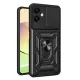Samsung Galaxy A07 4G Pars Lens Yüzüklü Silikon - Siyah