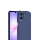 Samsung Galaxy A07 4G Nano içi Kadife Silikon - Lacivert