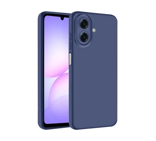 Samsung Galaxy A07 4G Nano içi Kadife Silikon - Lacivert