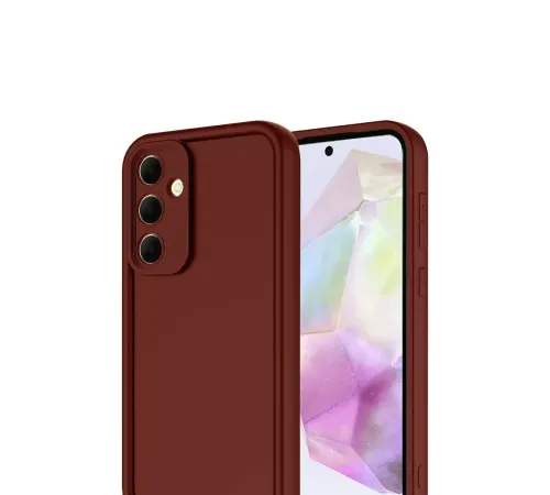 Samsung Galaxy A17 5G Viera Silikon - Bordo