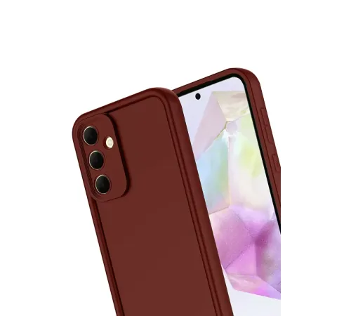 Samsung Galaxy A17 5G Viera Silikon - Bordo