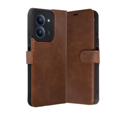 Redmi 15C 4G Trend S Plus Kapaklı Kılıf - Taba