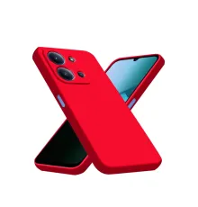 Xiaomi Redmi 15C 4G Nano içi Kadife Silikon - Kırmızı