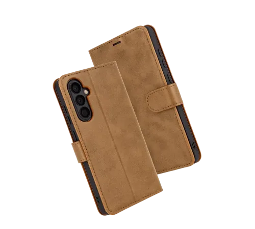 Samsung Galaxy S25 FE Trend S Plus Kapaklı Kılıf - Taba