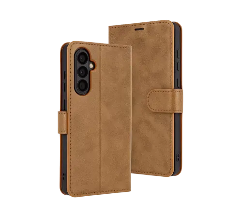 Samsung Galaxy S25 FE Trend S Plus Kapaklı Kılıf - Taba