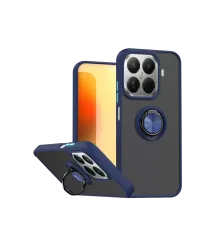 Xiaomi Mi 15T Pro Montreal Yüzüklü Silikon Kapak - Lacivert