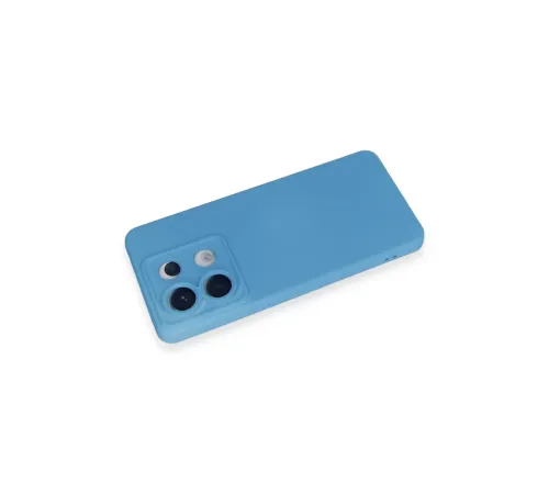 Xiaomi Redmi Note 13 Pro 5G Kılıf Nano içi Kadife Silikon - Mavi