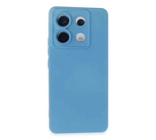 Xiaomi Redmi Note 13 Pro 5G Kılıf Nano içi Kadife Silikon - Mavi