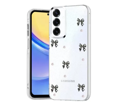 Samsung Galaxy S25 FE Fiyonk Desenli Kapak - Desen 8