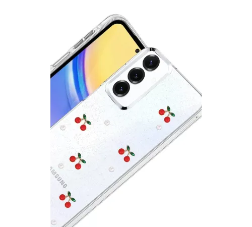 Samsung Galaxy S25 FE Fiyonk Desenli Kapak - Desen 9