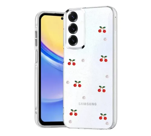 Samsung Galaxy S25 FE Fiyonk Desenli Kapak - Desen 9