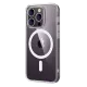 Apple iPhone 15 Pro Max Combo Sert Şeffaf Magsafe Kapak - Şeffaf