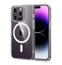 Apple iPhone 15 Pro Max Combo Sert Şeffaf Magsafe Kapak - Şeffaf
