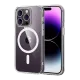 Apple iPhone 15 Pro Max Combo Sert Şeffaf Magsafe Kapak - Şeffaf