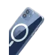 Apple iPhone 12 Combo Sert Şeffaf Magsafe Kapak - Şeffaf