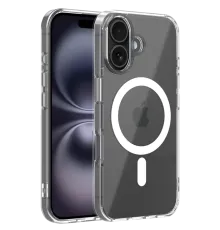Apple iPhone 16 Combo Sert Şeffaf Magsafe Kapak - Şeffaf