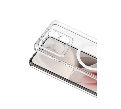 Xiaomi Mi 14T Pro Combo Sert Şeffaf Magsafe Kapak - Şeffaf