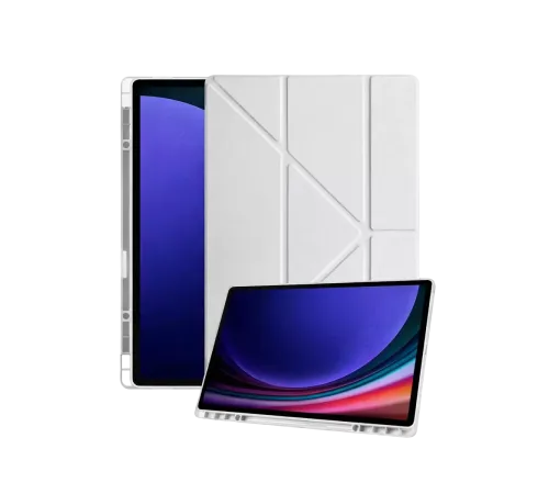 Samsung Galaxy X930 Tab S11 Ultra 14.6 Kalemlikli Mars Tablet Kılıfı - Gri