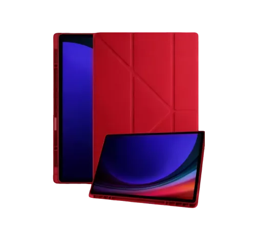 Samsung Galaxy Tab A11 Kalemlikli Mars Tablet Kılıfı - Kırmızı