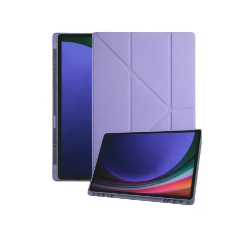 Samsung Galaxy Tab A11 Kalemlikli Mars Tablet Kılıfı - Lila