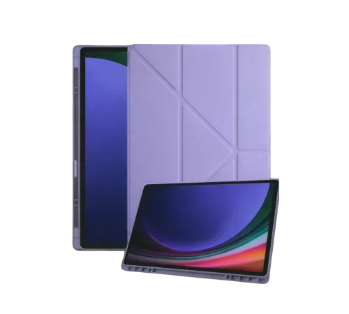 Samsung Galaxy Tab A11 Kalemlikli Mars Tablet Kılıfı - Lila
