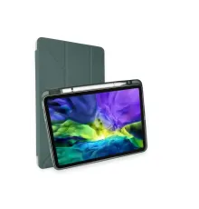 Apple iPad Air 4 10.9 Kılıf Kalemlikli Mars Tablet Kılıfı - Koyu Yeşil