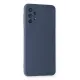 Samsung Galaxy A52 Kılıf Nano içi Kadife Silikon - Gri