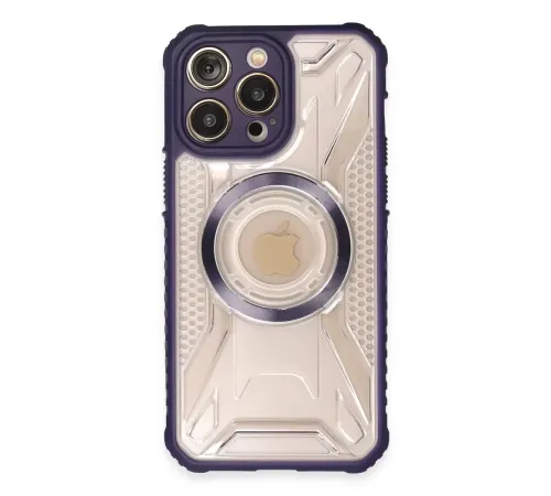 Apple iPhone 14 Pro Max Kılıf Prag Magneticsafe Kapak - Derin Mor