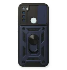 Redmi Note 8 Kılıf Pars Lens Yüzüklü Silikon - Lacivert