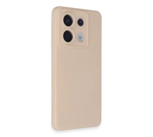 Xiaomi Redmi Note 13 Pro 5G Kılıf Nano içi Kadife Silikon - Pudra