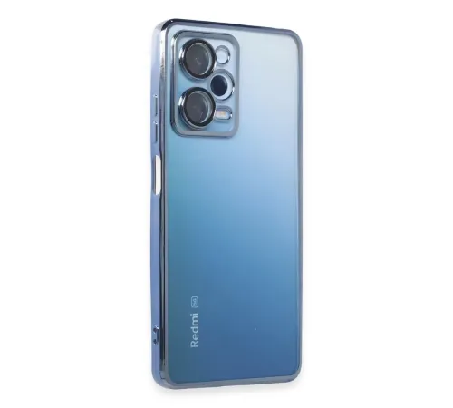 Xiaomi Redmi Note 12 Pro 5G Kılıf Lensli Silikon - Açık Mavi