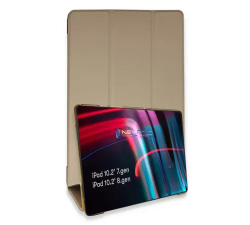 Apple iPad 10.2 (7.nesil) Kılıf Tablet Smart Kılıf - Gold