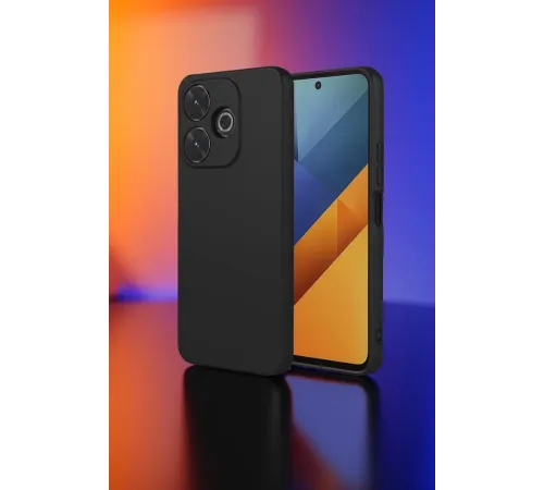 Xiaomi Redmi 13 4G Kılıf Nano içi Kadife Silikon - Siyah