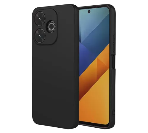 Xiaomi Redmi 13 4G Kılıf Nano içi Kadife Silikon - Siyah